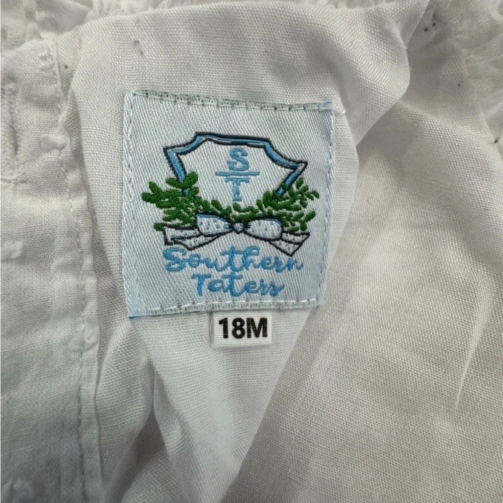 White Baby Romper for‎ Christmas